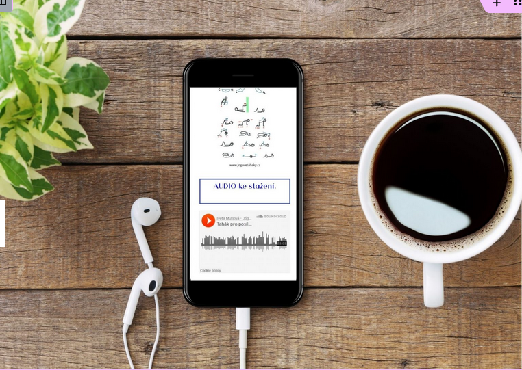Ukázka audio lekce na mobilu